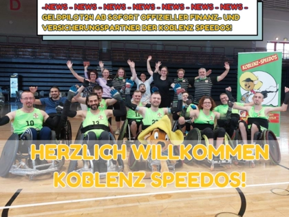 GELDPILOT24 wird neuer Sponsor der Koblenz Speedos