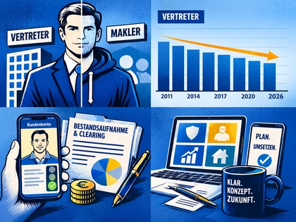 Versicherungsmakler oder Vertreter? Der Markt dreht sich