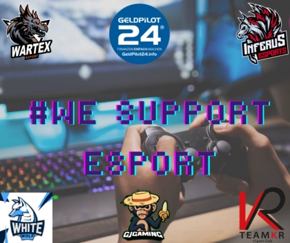 Esport Sponsoring mit GELDPILOT24 mehr als eine starke Partnerschaft!