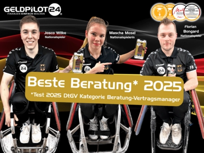 GELDPILOT24 ist Testsieger in der Kategorie „Beratung“ bei der DtGV-Studie 2025