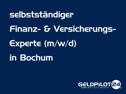 Finanzberaterin / Finanzberater (m/w/d) (selbstständig) in Bochum