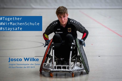 National player as "substitute teacher" for #WeMakeSchool